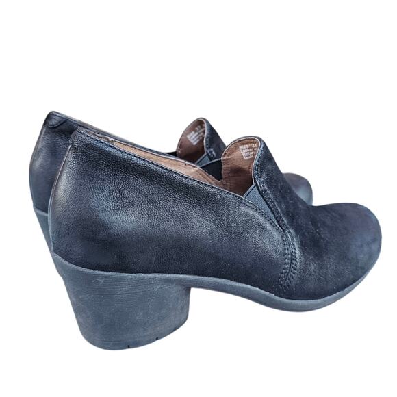 Oxford Pumps Black Nubuck Leather  Dansko Robin Size EU 37 US 6.5-7 Heeled - Picture 6 of 13